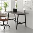 Pemberly Row 48x30 Conference Table with Laminate Top & A-Frame Base in Gray Oak