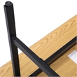 Pemberly Row 48x30 Conference Table with Laminate Top and A-Frame Base in Walnut