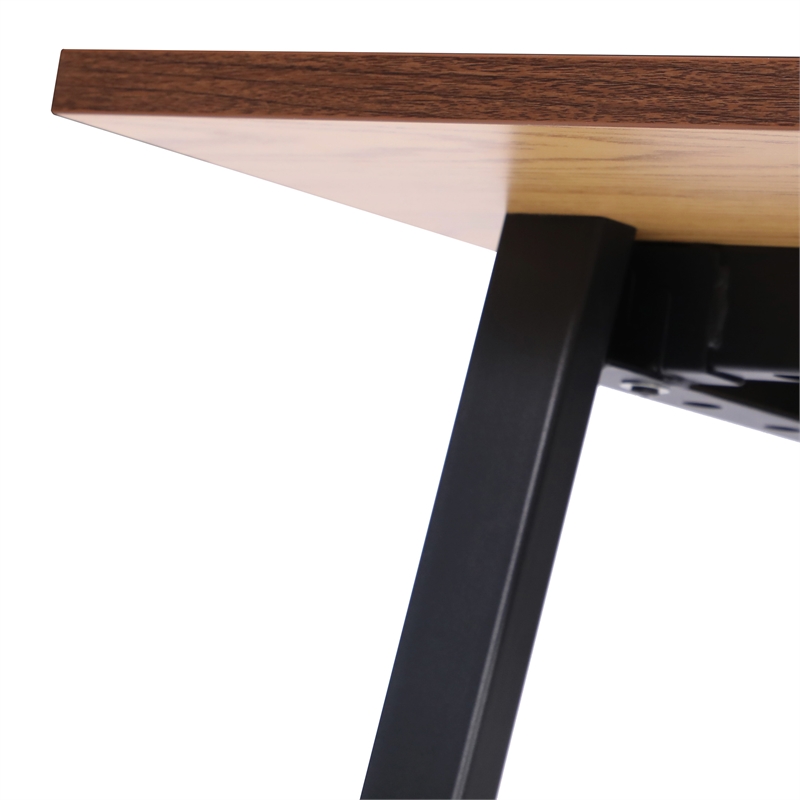 Pemberly Row 48x30 Conference Table with Laminate Top and A-Frame Base in Walnut