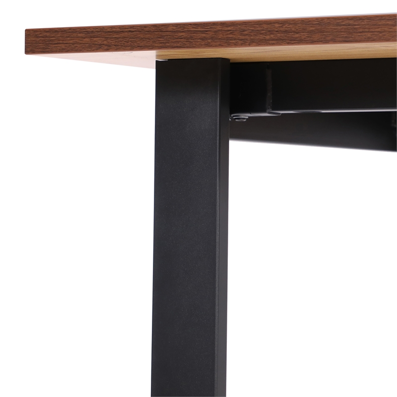 Pemberly Row 48x30 Conference Table with Laminate Top and U-Frame Base in Walnut