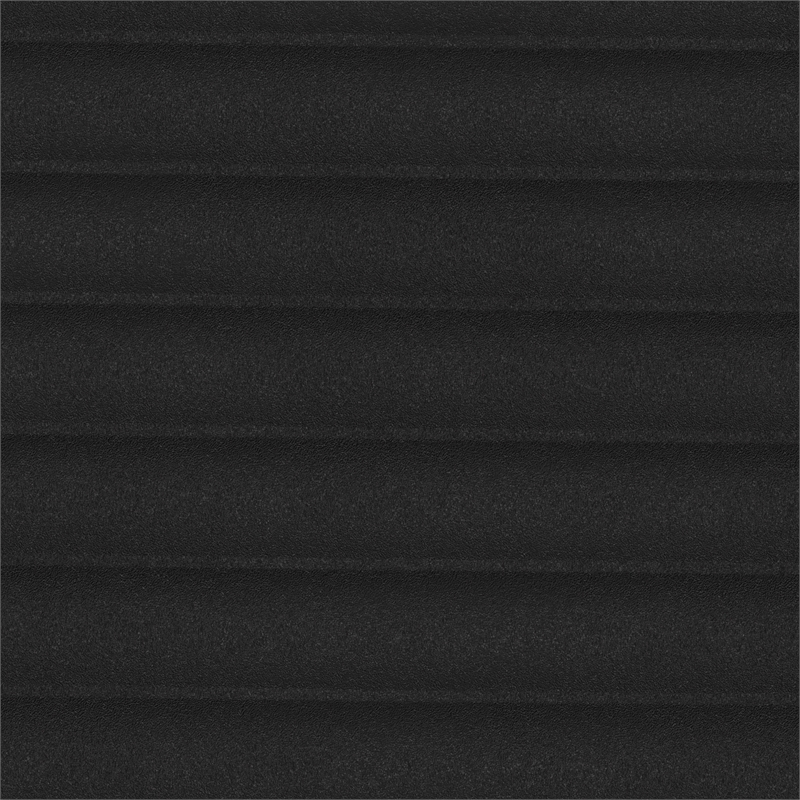 Pemberly Row Restaurant Stacking Stool with Triple Slat Back in Black