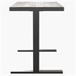 Pemberly Row Gaming Desk with LED Color Changing Circuit Board Glass Top
