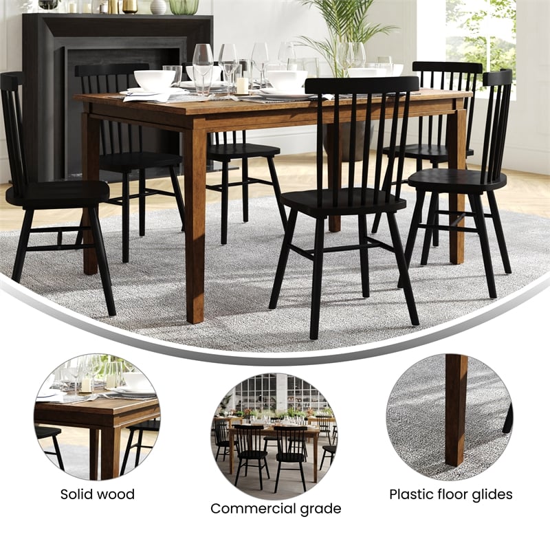 Pemberly Row Solid Wood 60