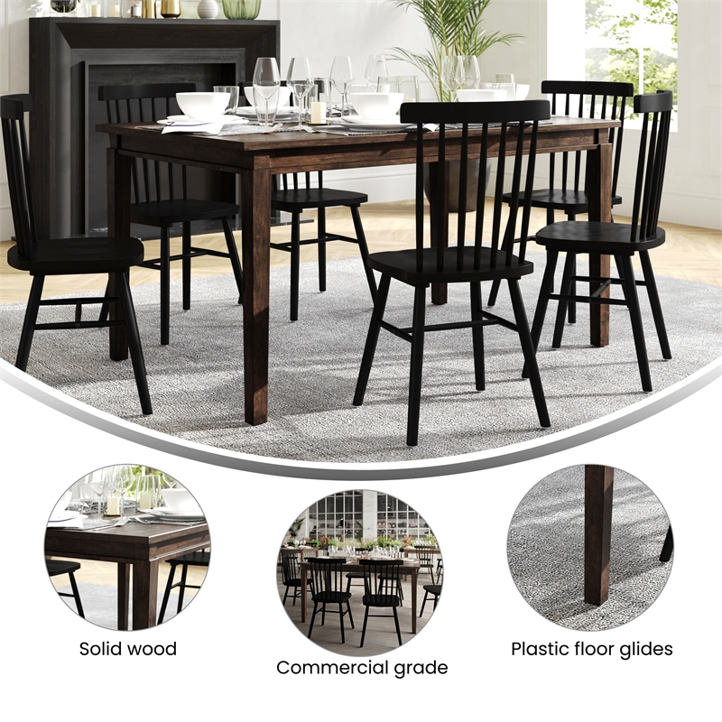 Pemberly Row Solid Wood 60