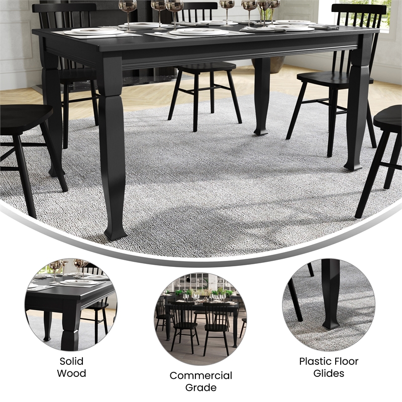 Pemberly Row Solid Wood 60