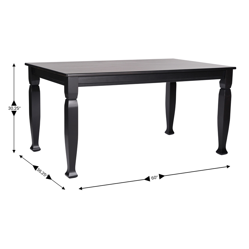 Pemberly Row Solid Wood 60