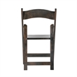 Pemberly Row Solid Wood Portable Folding Dining Chair in Early American