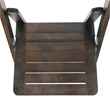 Pemberly Row Solid Wood Portable Folding Dining Chair in Early American