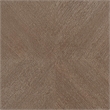 Pemberly Row Contemporary Queen Size Herringbone Wooden Headboard in Light Brown