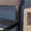 Pemberly Row Universal Fit Tufted Upholstered Queen Headboard in Taupe