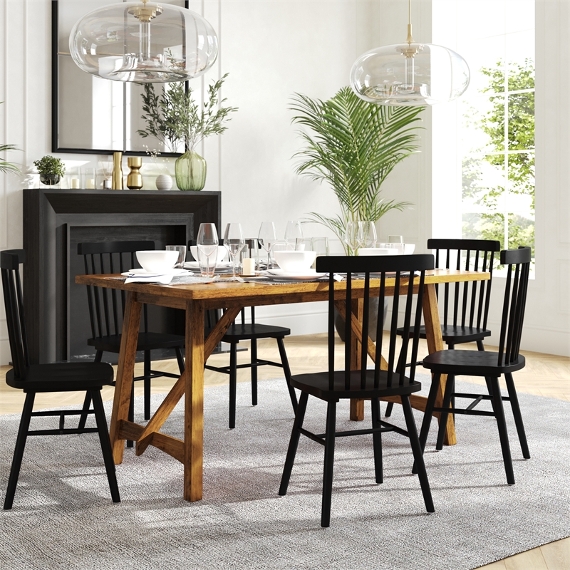Pemberly Row Solid Wood 60