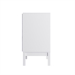 Pemberly Row 3-Drawer Kids Dresser with Smooth Bearing Slides in White