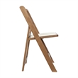 Pemberly Row 2-Pack Indoor/Outdoor Resin Folding Event Chair in Chestnut