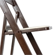 Pemberly Row 2-Pack Indoor/Outdoor Resin Folding Event Chair in Dark Brown