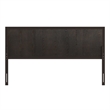 Pemberly Row Contemporary Full Size Herringbone Wooden Headboard in Gray Wash