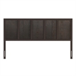 Pemberly Row Contemporary Full Size Herringbone Wooden Headboard in Gray Wash
