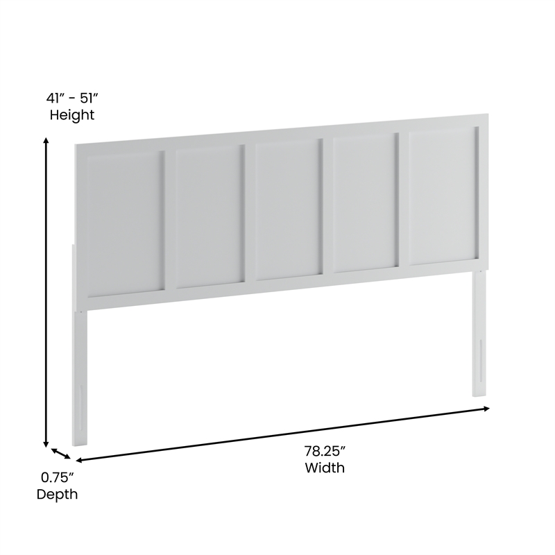 Pemberly Row Contemporary Twin Size 2 Panel Wooden Headboard in Dark Brown