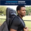 Pemberly Row 2-Pack Reclining Backpack Padded Stadium Chairs with Armrests