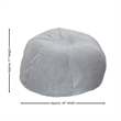 Pemberly Row Large Faux Sherpa Refillable Bean Bag Chair for Kids & Teens - Gray