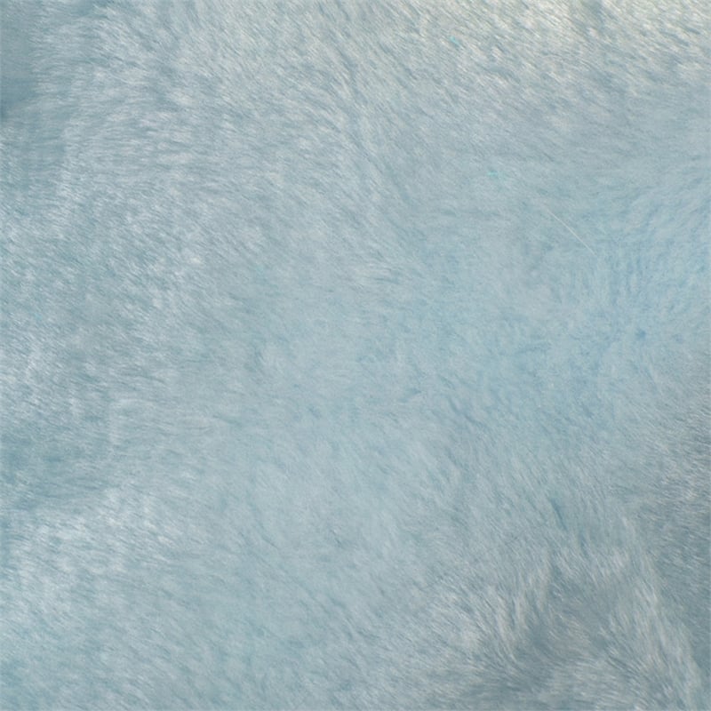 Pemberly Row Small Teal Furry Refillable Bean Bag Chair for Kids and Teens