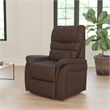 Pemberly Row Remote Powered Lift Recliner for Elderly in Cognac