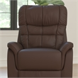 Pemberly Row Remote Powered Lift Recliner for Elderly in Cognac