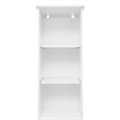 Pemberly Row Freestanding Linen Tower with Shelves & Magnetic Door in White