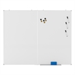 Pemberly Row 60x48 Aluminum Magnetic Dry Erase Board with Wall Mount Marker Tray