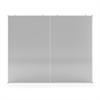 Pemberly Row 60x48 Aluminum Magnetic Dry Erase Board with Wall Mount Marker Tray