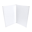 Pemberly Row 60x48 Aluminum Magnetic Dry Erase Board with Wall Mount Marker Tray