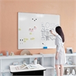 Pemberly Row 60x48 Aluminum Magnetic Dry Erase Board with Wall Mount Marker Tray