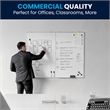 Pemberly Row 60x48 Aluminum Magnetic Dry Erase Board with Wall Mount Marker Tray