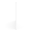 Pemberly Row 72x40 Aluminum Magnetic Dry Erase Board with Wall Mount Marker Tray