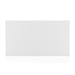 Pemberly Row 72x40 Aluminum Magnetic Dry Erase Board with Wall Mount Marker Tray