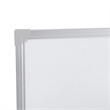 Pemberly Row 72x40 Aluminum Magnetic Dry Erase Board with Wall Mount Marker Tray