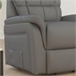 Pemberly Row Remote Powered Lift Recliner for Elderly in Gray