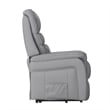 Pemberly Row Remote Powered Lift Recliner for Elderly in Gray