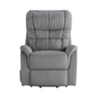 Pemberly Row Remote Powered Lift Recliner for Elderly in Gray
