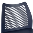 Pemberly Row Stackable Sled Base Counter Stool with Vented Back and Footrest