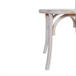 Pemberly Row Wood Stackable Dining Chair with Fixed Floor Glides - White Wash