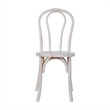 Pemberly Row Wood Stackable Dining Chair with Fixed Floor Glides - White Wash