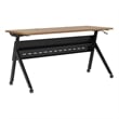 Pemberly Row Nesting Flip Training Table with Steel Frame and Y-Legs