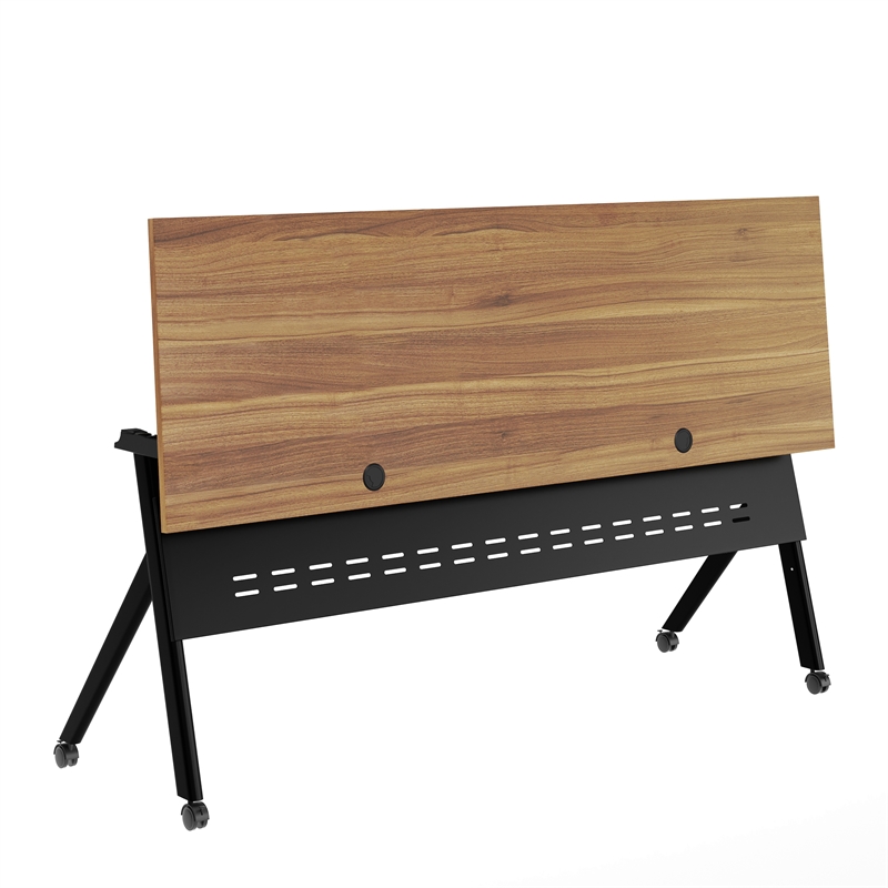 Pemberly Row Nesting Flip Training Table with Steel Frame and Y-Legs