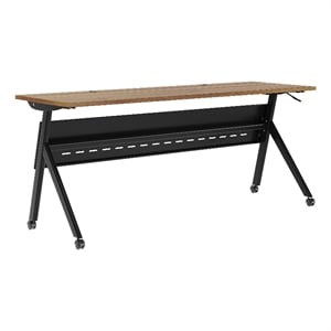 Pemberly Row Nesting Flip Training Table with Steel Frame and Y-Legs