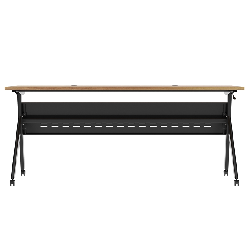 Pemberly Row Nesting Flip Training Table with Steel Frame and Y-Legs