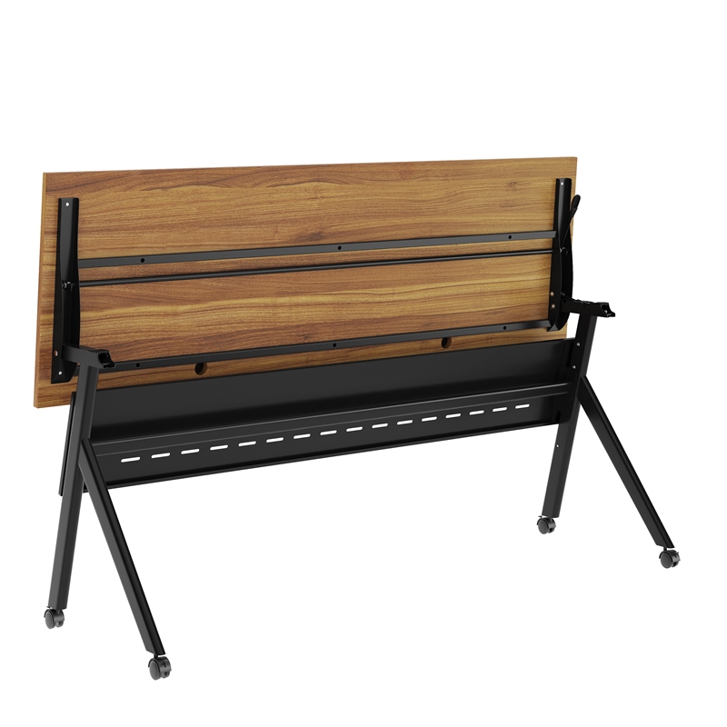 Pemberly Row Nesting Flip Training Table with Steel Frame and Y-Legs