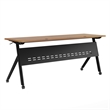 Pemberly Row Nesting Flip Training Table with Steel Frame and Y-Legs