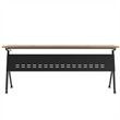 Pemberly Row Nesting Flip Training Table with Steel Frame and Y-Legs