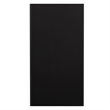 Pemberly Row 32 Gallon Wood Tray Top Trash Enclosure with Drop Hole in Black