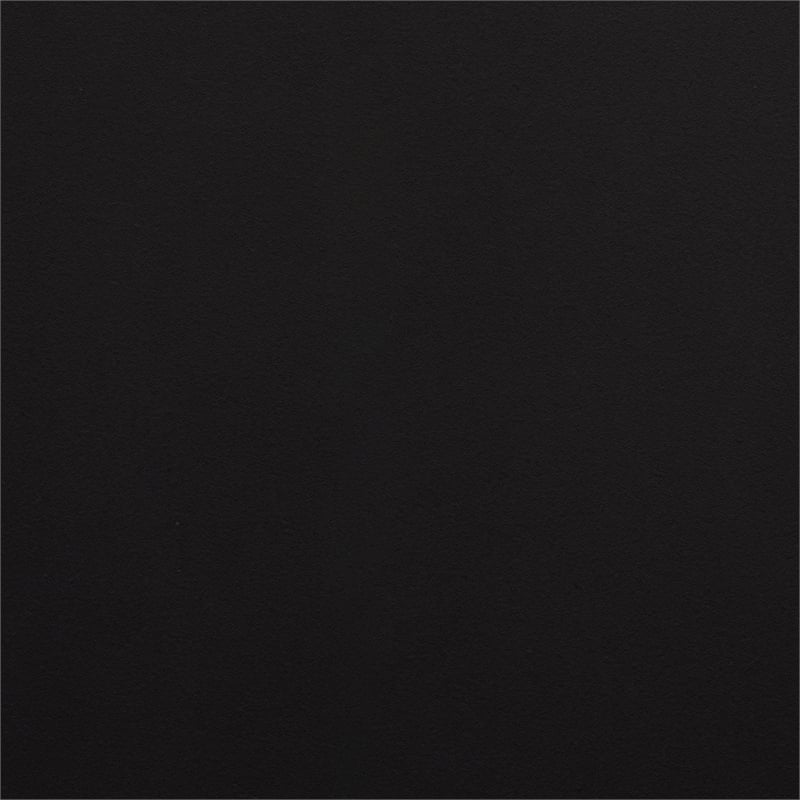 Pemberly Row 32 Gallon Wood Tray Top Trash Enclosure with Drop Hole in Black